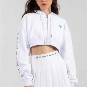 Mayfair X Revolve Cropped Zip up